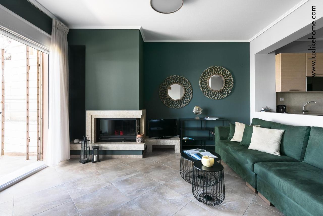 #Luxlikehome - Mediterranee Beachfront Summer House Kalyves Polygyrou Exterior foto